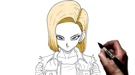 How To Draw Android 18 How To Draw Android 18