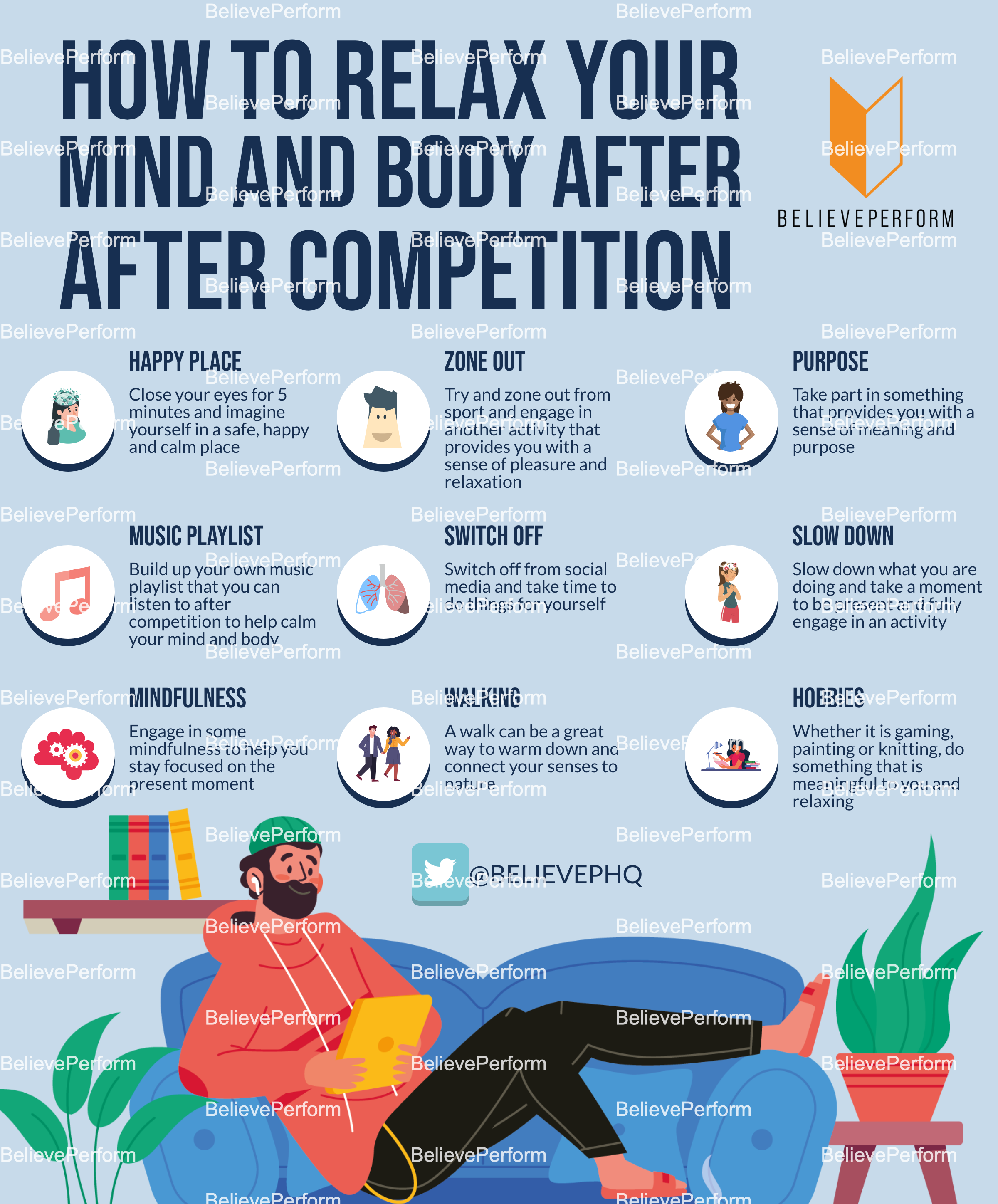 How To Relax Your Mind And Body After Competition Believeperform