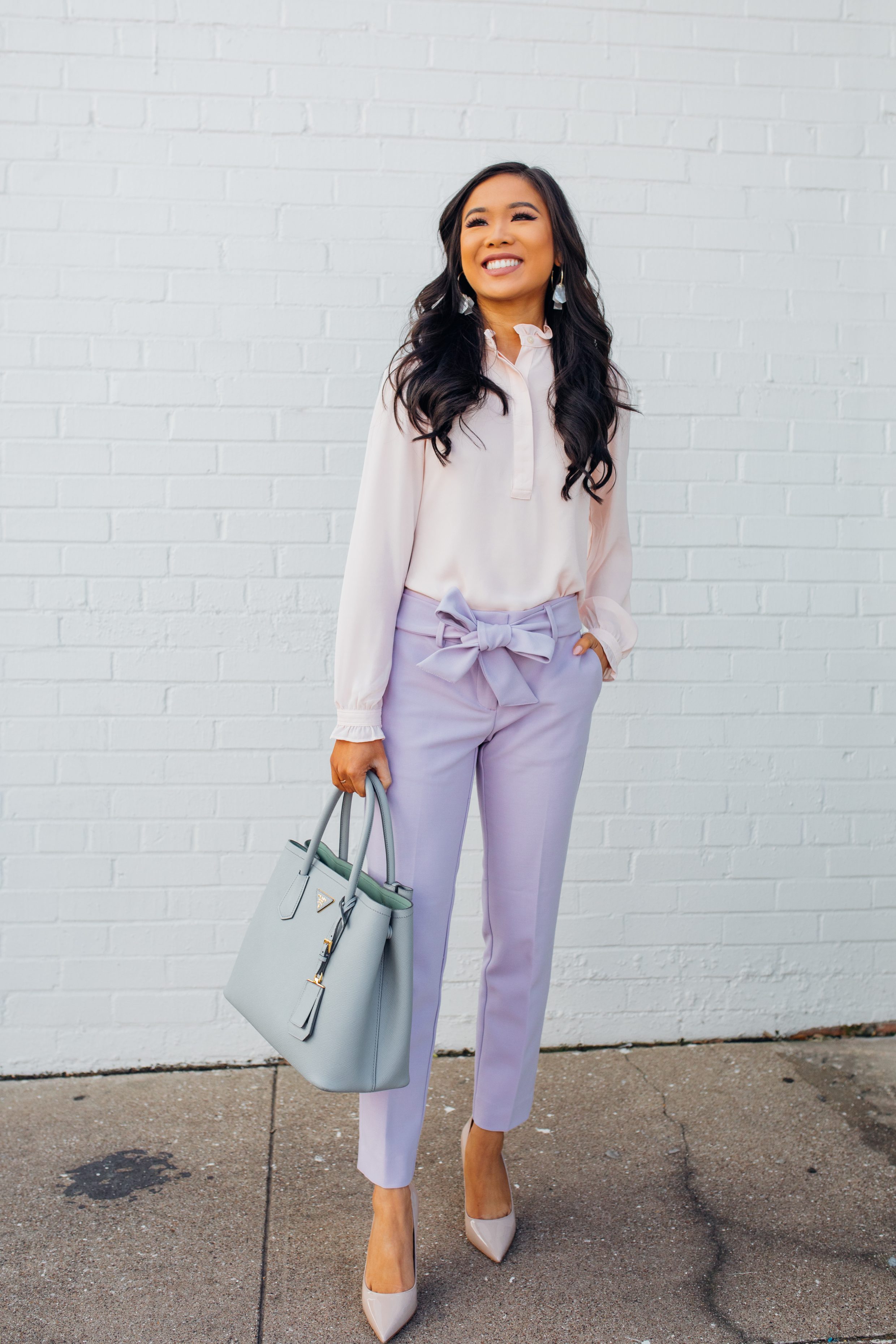 How To Style Lavender Pants For Spring Color Chic How To Style Lavender Pants For Spring Color Chic