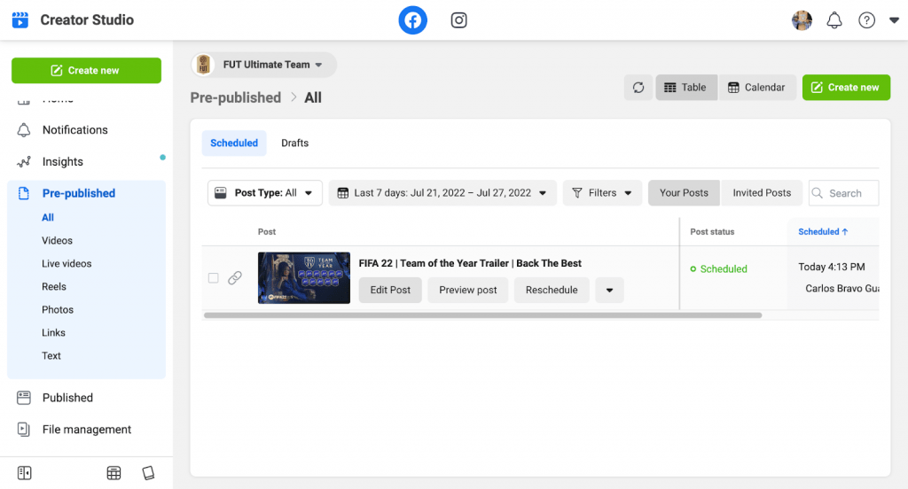How To View Scheduled Post On Facebook Quick And Easy Youtube How To View Scheduled Post On Facebook Quick And Easy Youtube