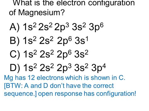 How To Write Mg Electron Configuration Simple Steps