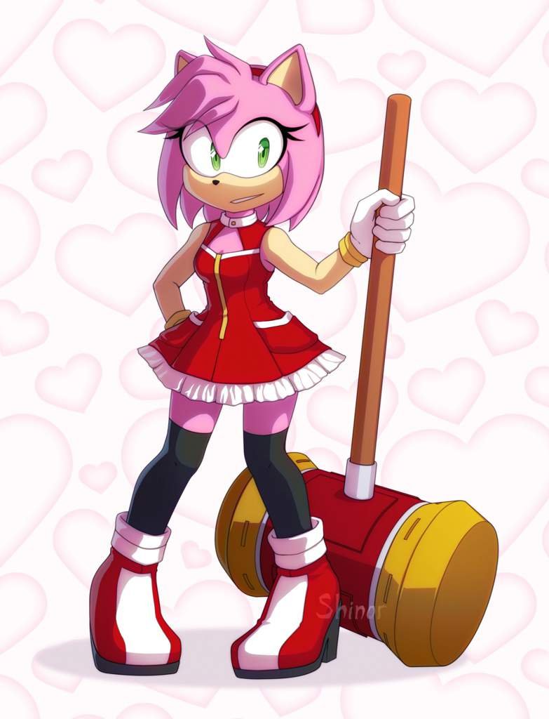 Huffy By Tangopack Amy Rose Hedgehog Art Shadow And Amy