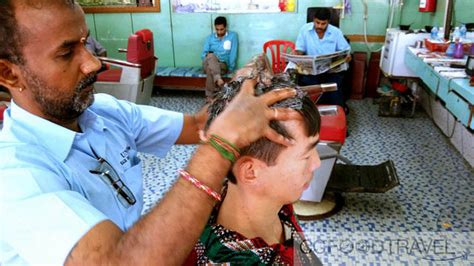 Indian Barbers Give Good Head Massages Cc Food Travel