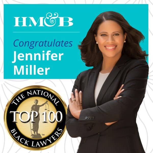 Jennifer Miller Listed On The National Black Lawyers Top 100 In The