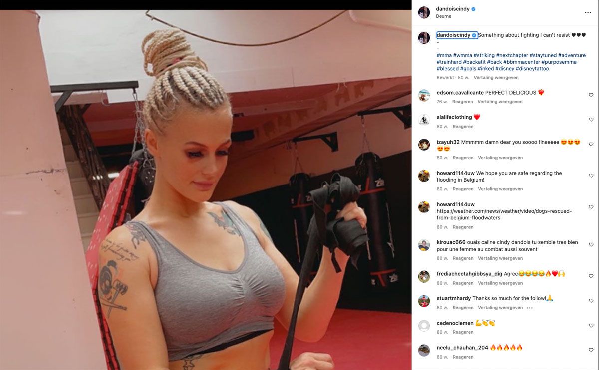 Kom Gerust Kijken Cindy Dandois Mma Vechter Heeft Niet Alleen Kom Gerust Kijken Cindy Dandois Mma Vechter Heeft Niet Alleen