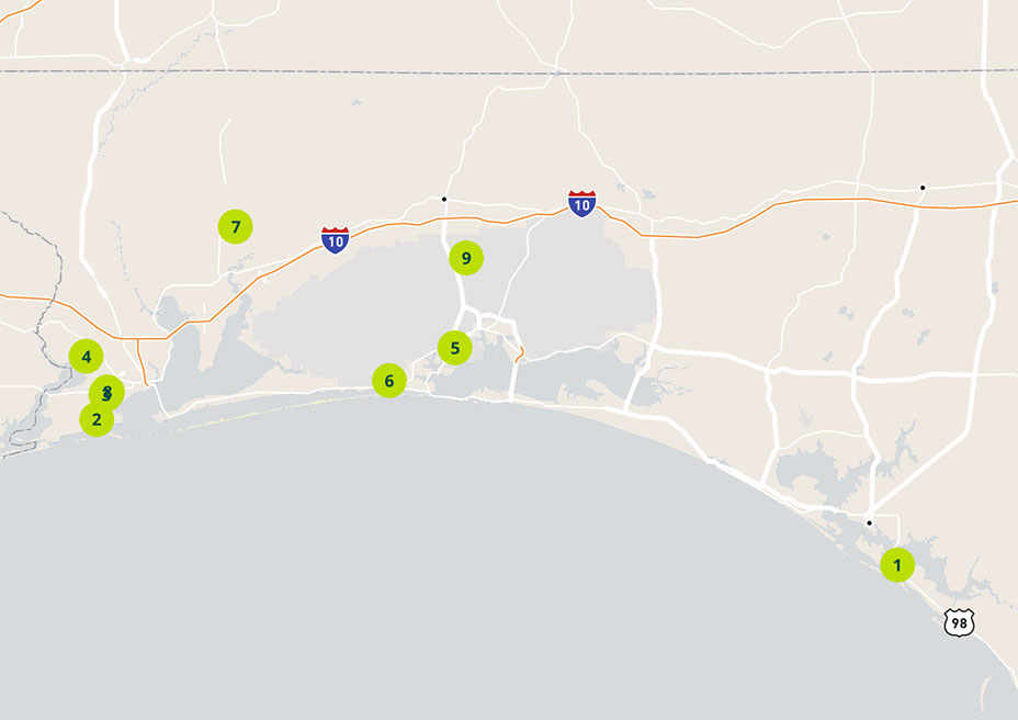 Map Of Military Installations In Florida