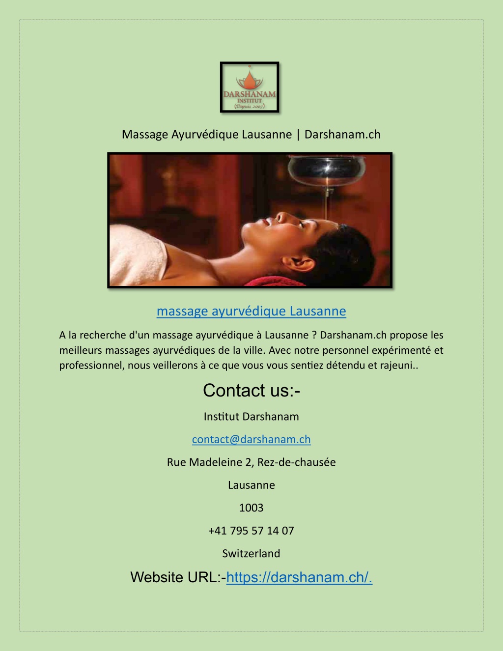 Massage Ayurv Dique Abhyanga Massage Ayurv Dique Abhyanga
