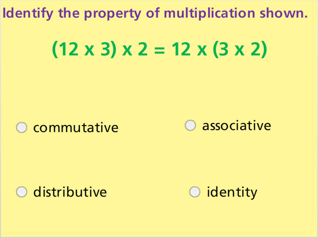 Math Properties Of Multiplication Math Properties Of Multiplication