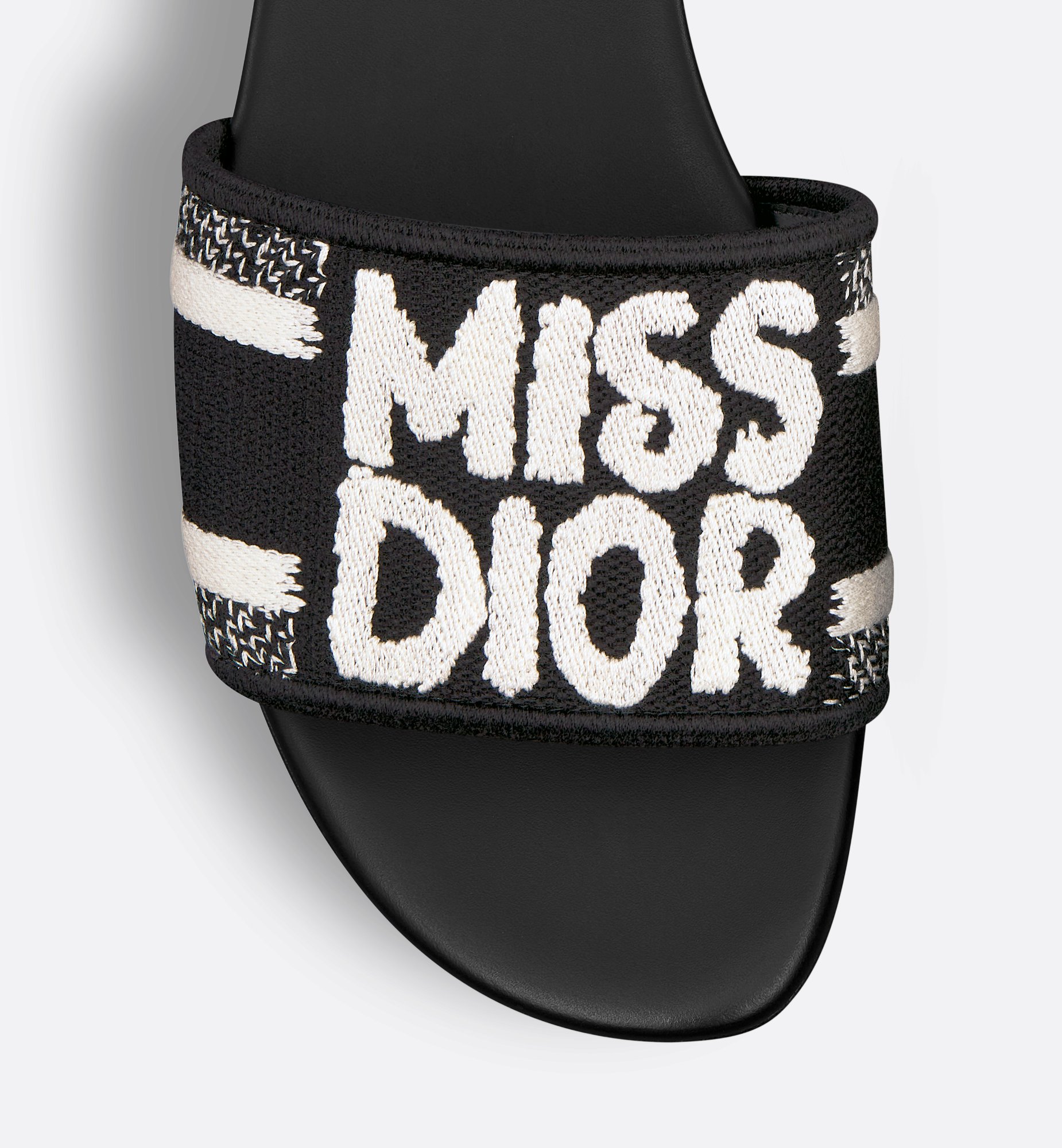 Mule Dway Coton Brod Et Motif Millefiori Nude Et Blanc Dior Mule Dway Coton Brod Et Motif Millefiori Nude Et Blanc Dior