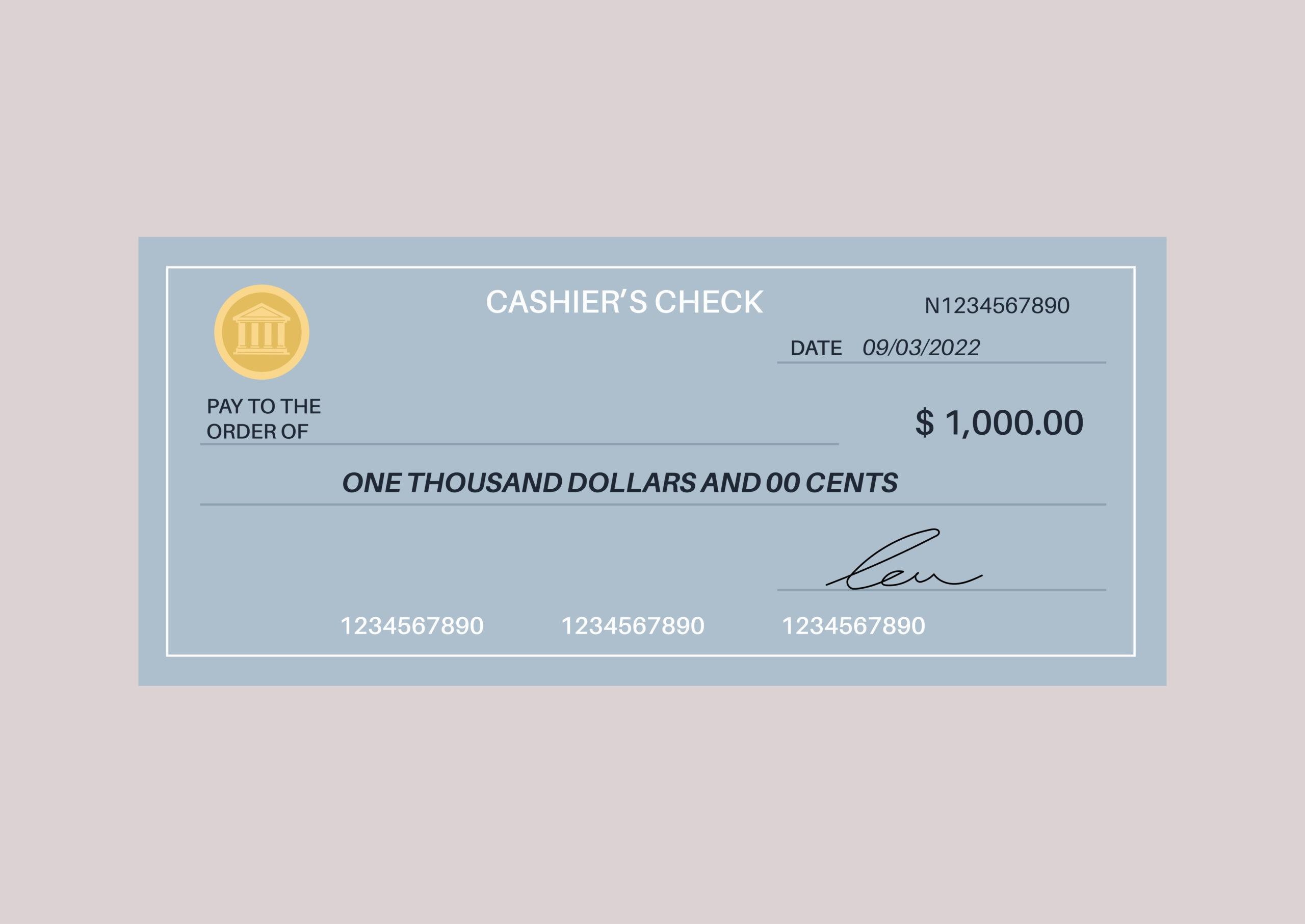 Navy Fed Cashiers Check