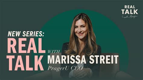 New Series Real Talk With Marissa Streit Prageru New Series Real Talk With Marissa Streit Prageru