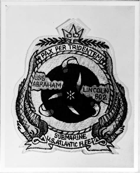 Nh 65699 Kn Insignia Uss Abraham Lincoln Ssbn 602 Nh 65699 Kn Insignia Uss Abraham Lincoln Ssbn 602