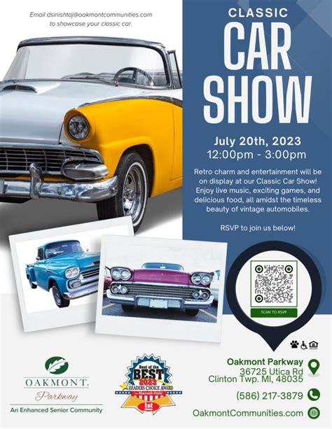 Oakmont Parkway Classic Car Show Oakmont Communities Oakmont Parkway Classic Car Show Oakmont Communities