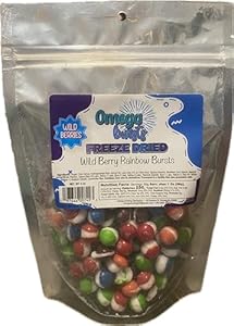 Omega Bursts Freeze Dried Candies Unveiling The Rainbow Burst 1Ct 5 Omega Bursts Freeze Dried Candies Unveiling The Rainbow Burst 1Ct 5