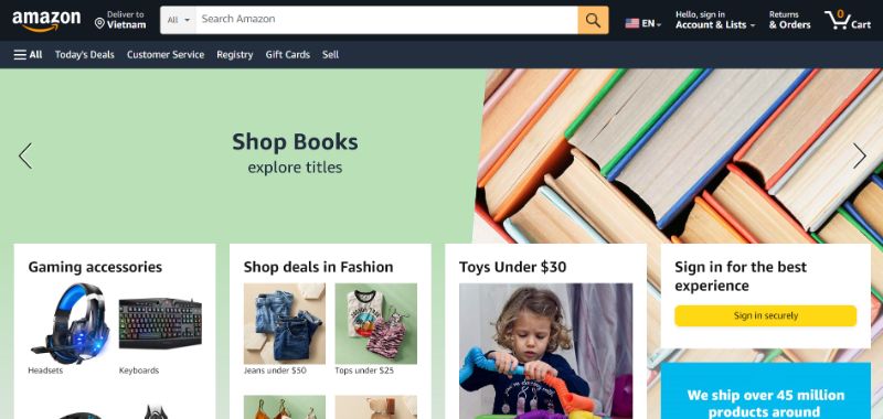 Online Shopping Websites