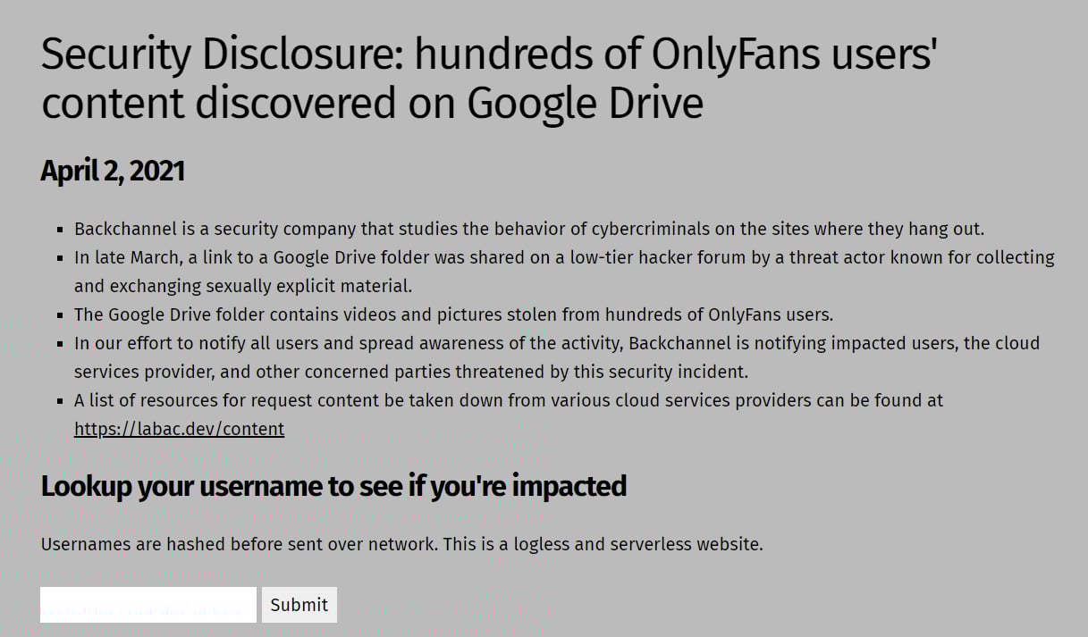Onlyfan Leak Website