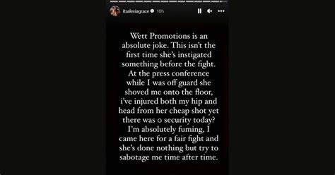 Onlyfans Alexia Grace Responds After Putting Astrid Wett In Hospital