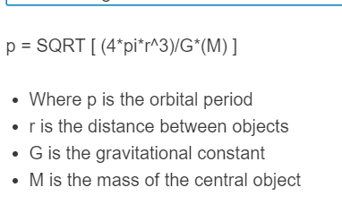 Orbital Period Calculator Online Solver With Free Steps