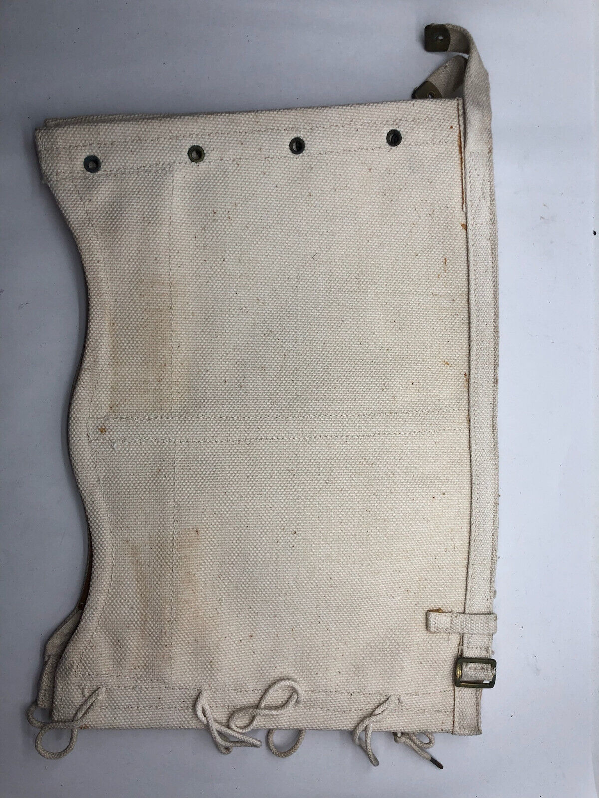 Original British Army Royal Navy White Spats Gaiters Ww2 37 Patt Original British Army Royal Navy White Spats Gaiters Ww2 37 Patt