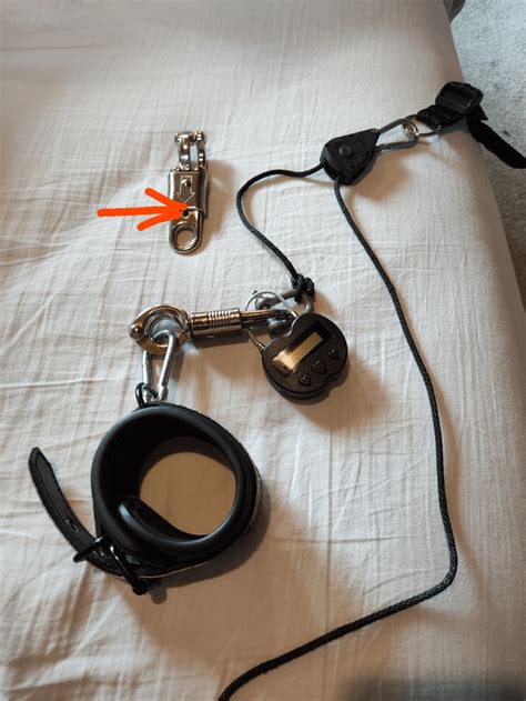 Panic Quick Release Ratchet Rope Self Bondage Restraint Setup Panic Quick Release Ratchet Rope Self Bondage Restraint Setup