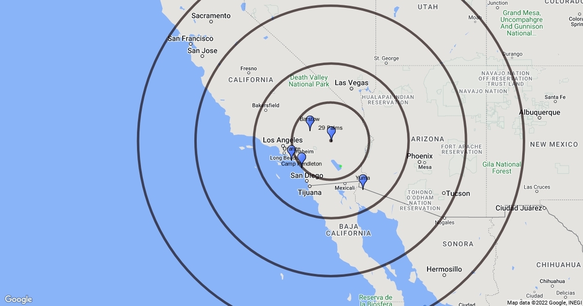 Pensacola Navy Base Liberty Radius
