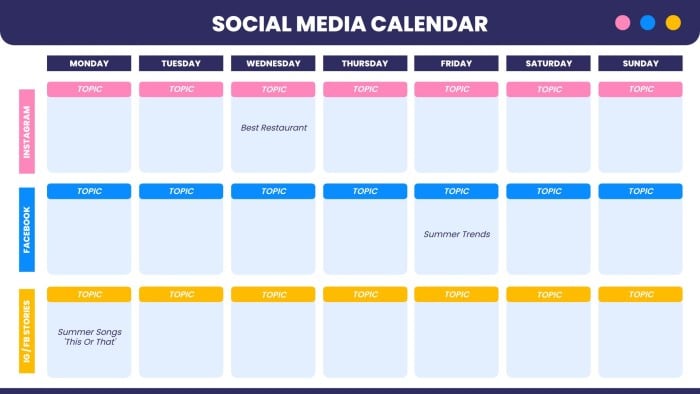Plantilla Moderna Y Sencilla De Calendario De Contenidos Para Redes Plantilla Moderna Y Sencilla De Calendario De Contenidos Para Redes