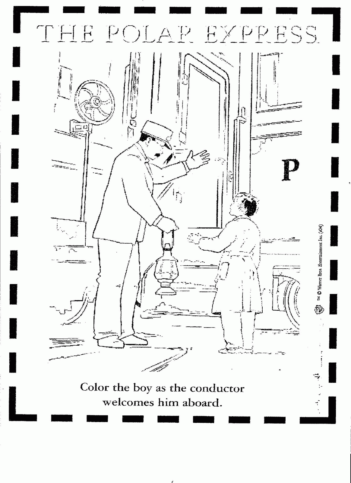 Polar Express Coloring Kids Creative Guide