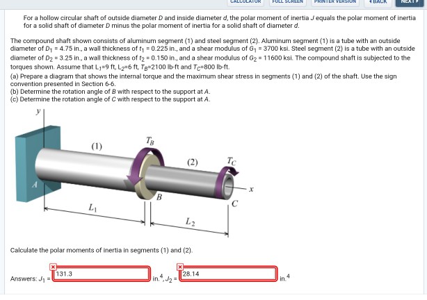 Polar Moment Of Inertia Of Hollow Circular Shaft Lecture 3 Polar Moment Of Inertia Of Hollow Circular Shaft Lecture 3