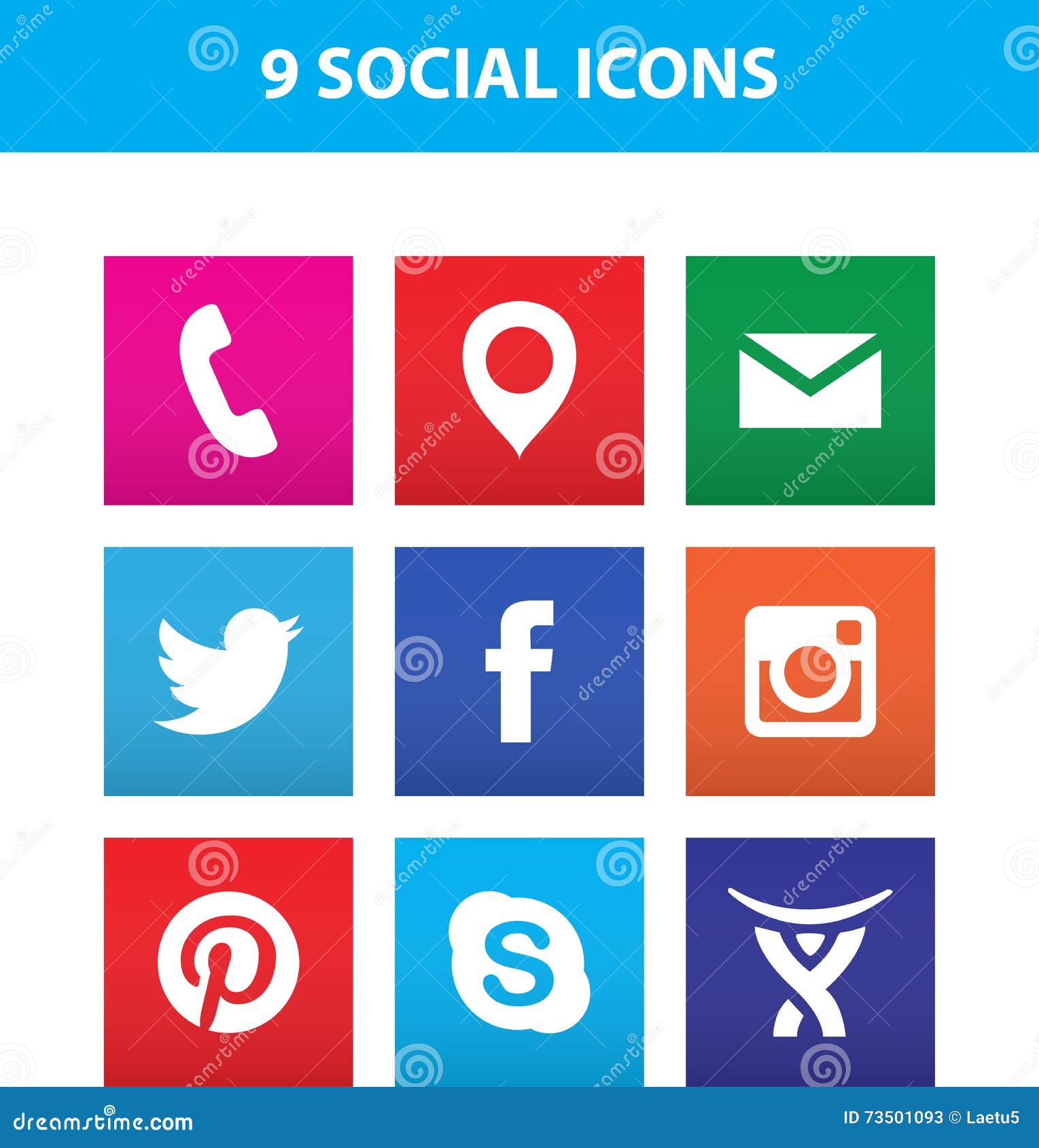 Populaire Sociale Media Pictogrammen Redactionele Stock Foto