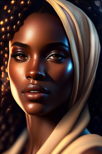 Premium Ai Image African Black Woman Model Ai Generate Premium Ai Image African Black Woman Model Ai Generate
