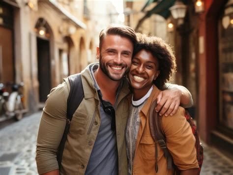 Premium Ai Image Capturing Love S Embrace A Heartwarming Photo Of Two Premium Ai Image Capturing Love S Embrace A Heartwarming Photo Of Two