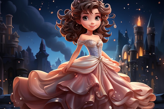 Premium Ai Image Colorful Vector Art Of A Sweet Princess Ai Generated Premium Ai Image Colorful Vector Art Of A Sweet Princess Ai Generated
