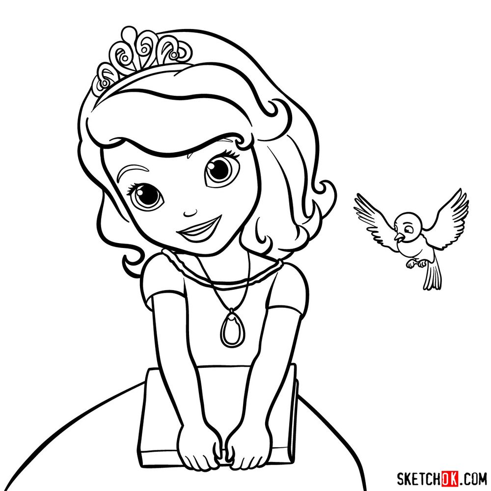 Princess Sofia Drawings Sketchok Easy Drawing Guides Princess Sofia Drawings Sketchok Easy Drawing Guides