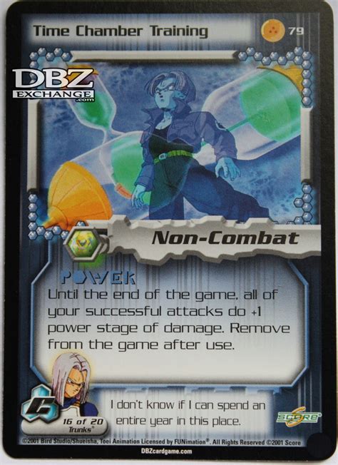 Retro Dbz Ccg 79 Time Chamber Training Dbz Exchange Retro Dbz Ccg 79 Time Chamber Training Dbz Exchange