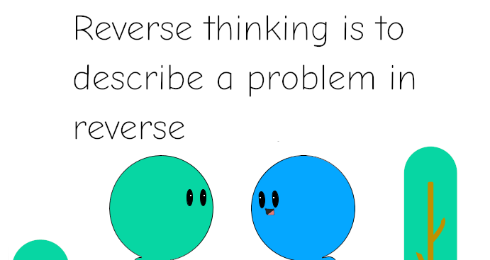 Reverse Thinking Flinkliv Reverse Thinking Flinkliv