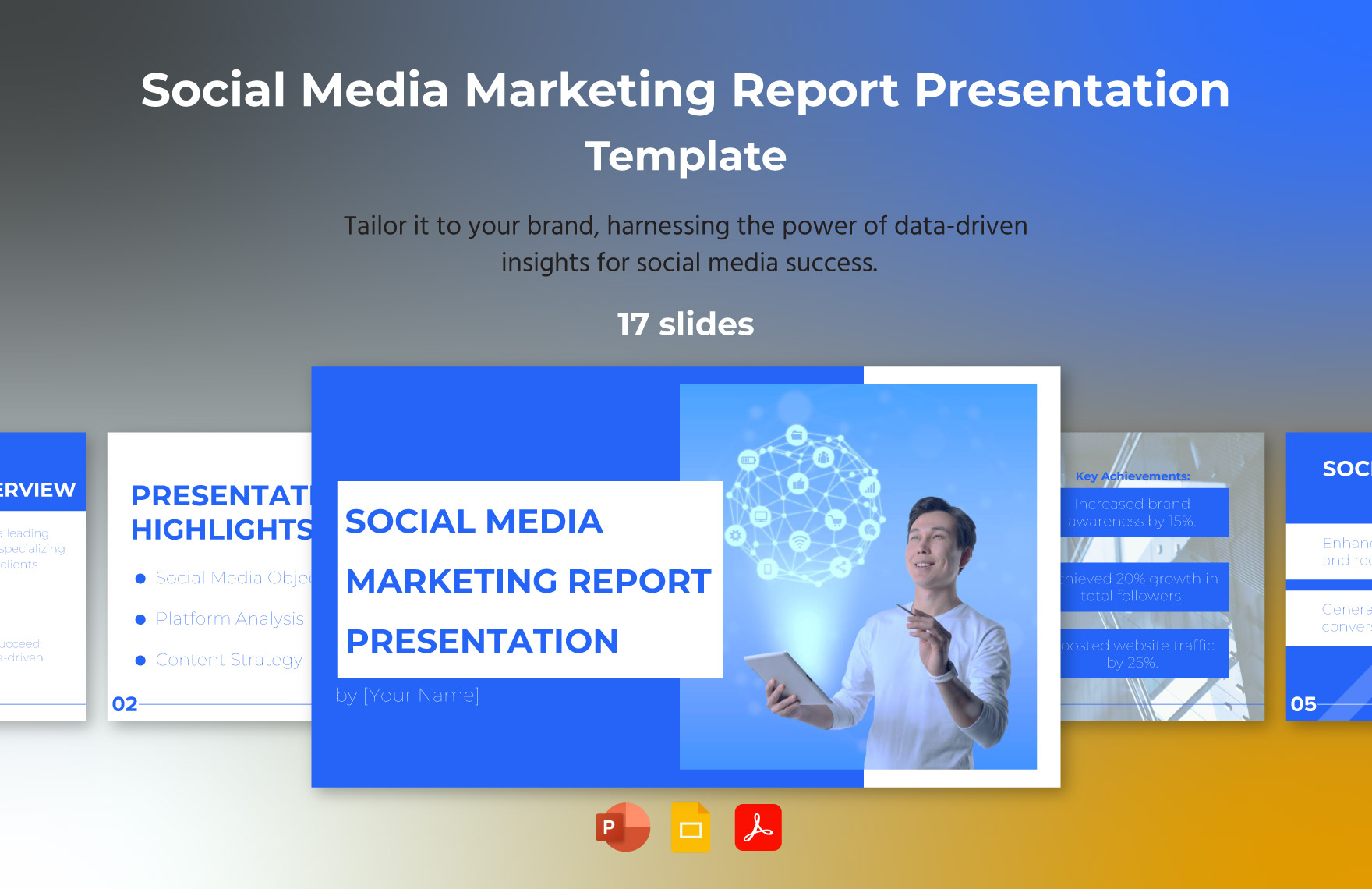 Sample Social Media Monthly Report Template Venngage Sample Social Media Monthly Report Template Venngage