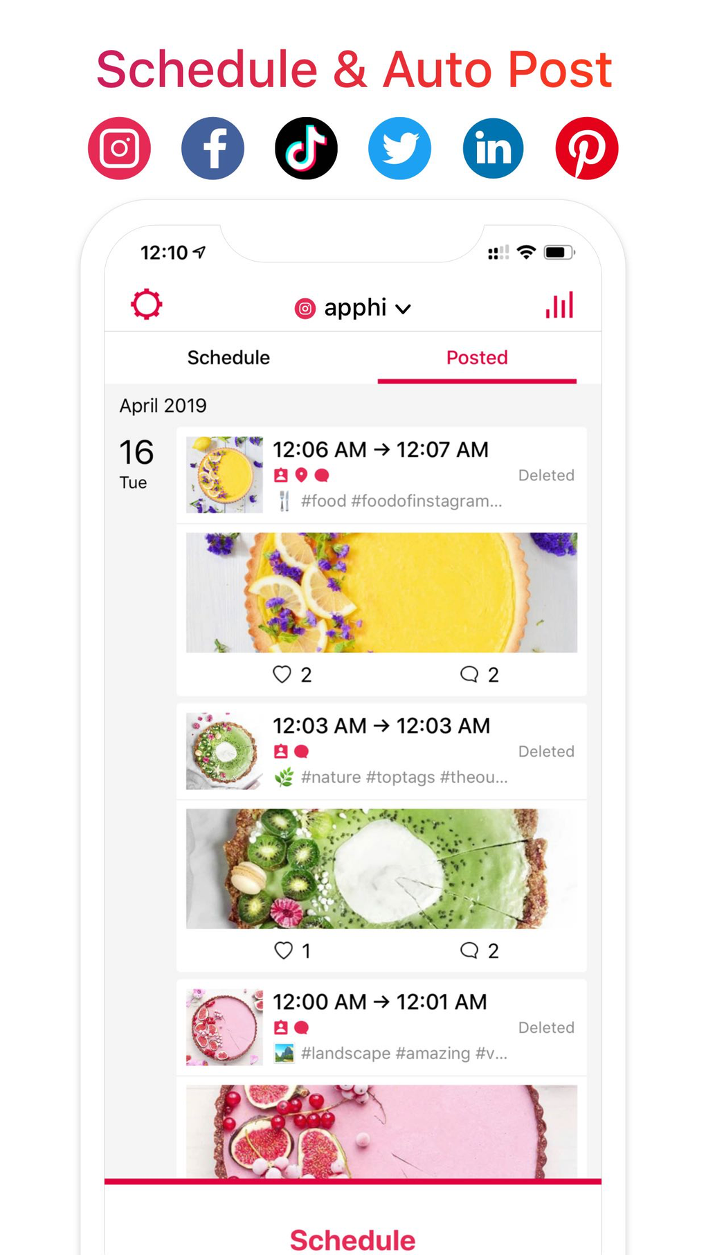 Schedule Instagram Post
