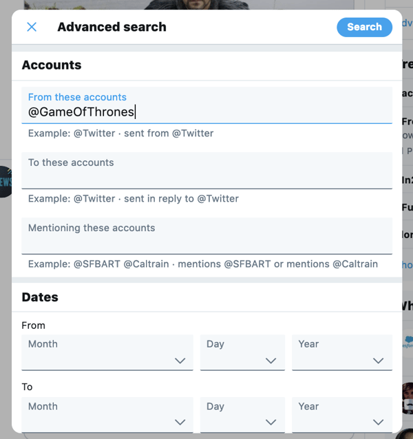 Search On Twitter Account Search On Twitter Account