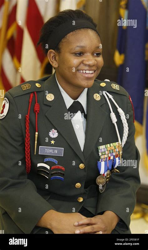 Shai Tayana Tomlin 16 A Kenmore Junior Excels In School And The Army Shai Tayana Tomlin 16 A Kenmore Junior Excels In School And The Army