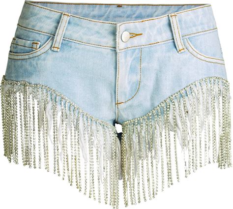 Short D T Pour Femme Sexy Sexy Sexy Franges En Jean Taille