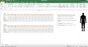 Size Chart Definition Steps Free Excel Template Retail Dogma Size Chart Definition Steps Free Excel Template Retail Dogma