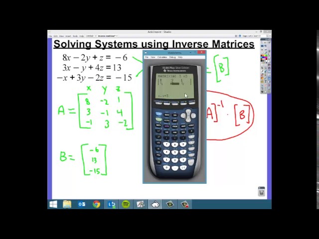Solve System Of Equations Using Inverse Matrix Calculator Tessshebaylo Solve System Of Equations Using Inverse Matrix Calculator Tessshebaylo