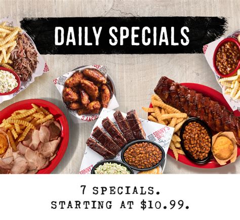 Sonny's Special Menu: A Daily Delight