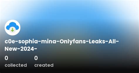 Sophia Mina Onlyfans Leak