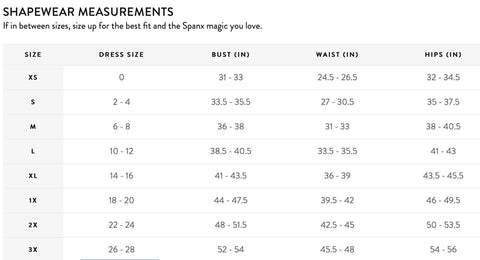 Spanx Size Guide, 56% Off | Pusan.skku.ac.kr Spanx Size Guide, 56% Off | Pusan.skku.ac.kr