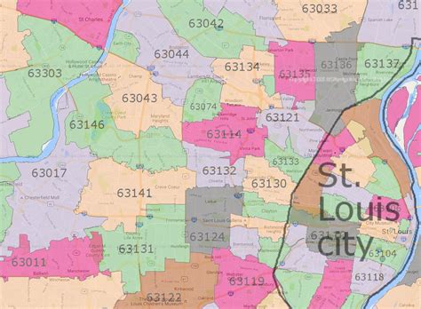 St Louis Zip Codes By Neighborhood