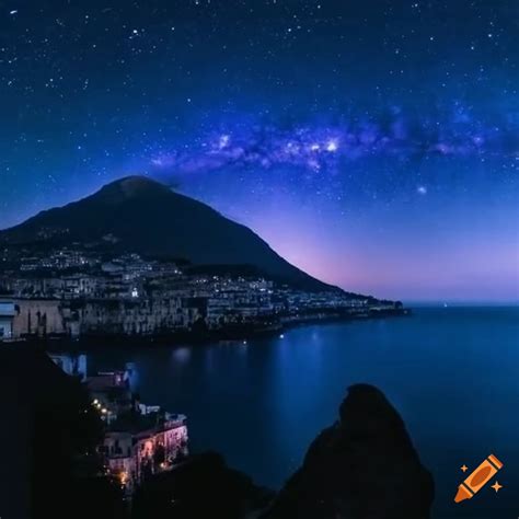 Starry Night Sky Over Naples Italy On Craiyon Starry Night Sky Over Naples Italy On Craiyon