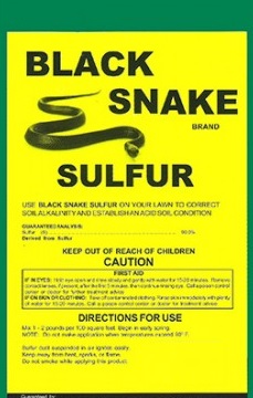 Sulfur Snake Repellent