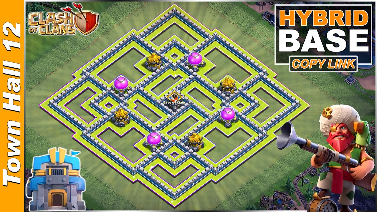 Symmetrical Clash Of Clans Base Design Symmetrical Clash Of Clans Base Design