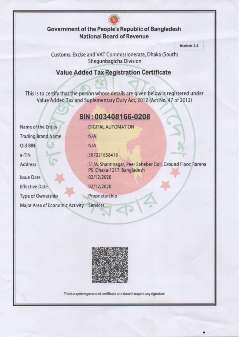 Tax Identification Number Tin Number